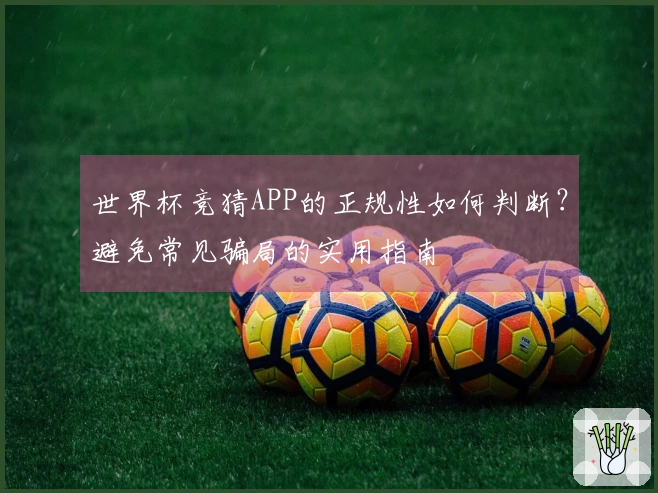 世界杯竞猜APP的正规性如何判断？避免常见骗局的实用指南